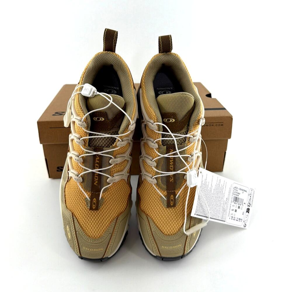 Salomon Beige Tan Trail Running Sneakers View 5